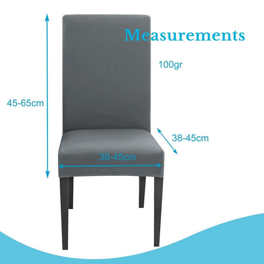 Intirilife  1x Housse de chaise élastique 