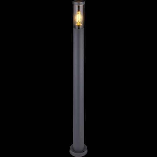 mutoni Luminaire extérieur Boston inox anthracite 1xE27 13x13x110  