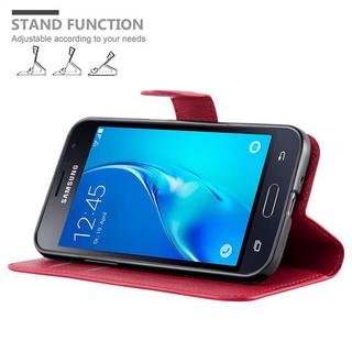 Cadorabo  Hülle für Samsung Galaxy J1 2015 Standfunktion, Kartenfach 