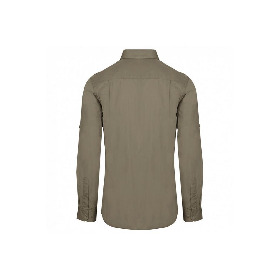 Kariban Camicia Maniche Lunghe Safari  
