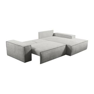 PASCAL MORABITO Canapé d'angle conible en tissu bouclette AMELIA de PASCAL MORABITO Angle droit  