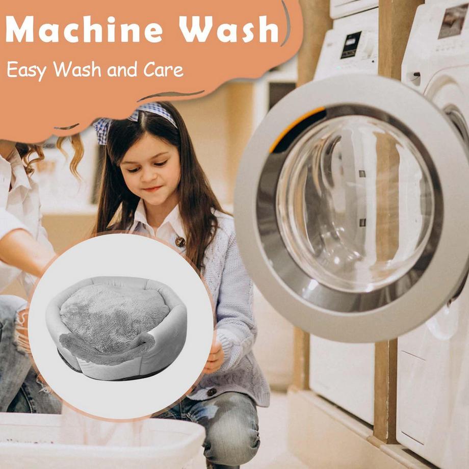 Alopini  Bett Warme Katzenhöhle Beruhigendes Bett für Katzen und kleine Hunde Schlafen 