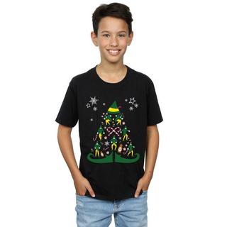 Elf  Christmas Tree TShirt 