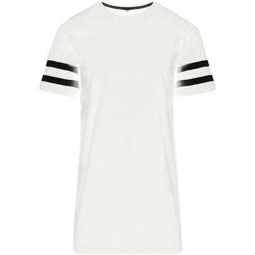 Streifen Jersey Kurzarm TShirt