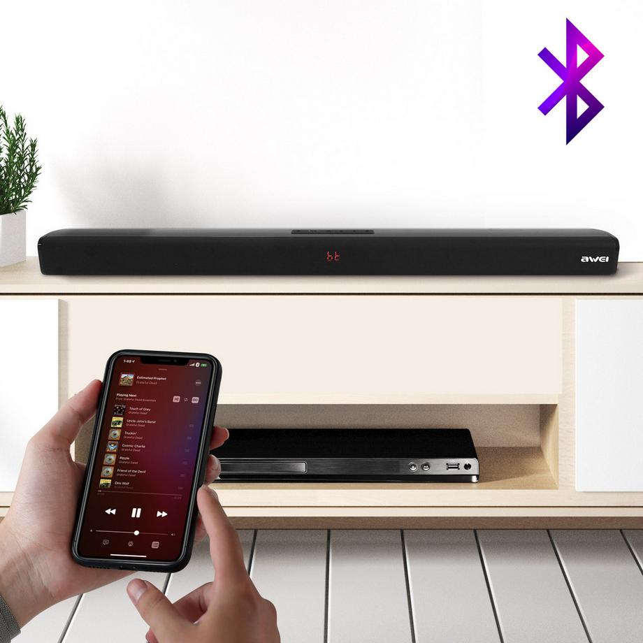 Avizar  Bluetooth 5.0 Soundbar Schwarz 
