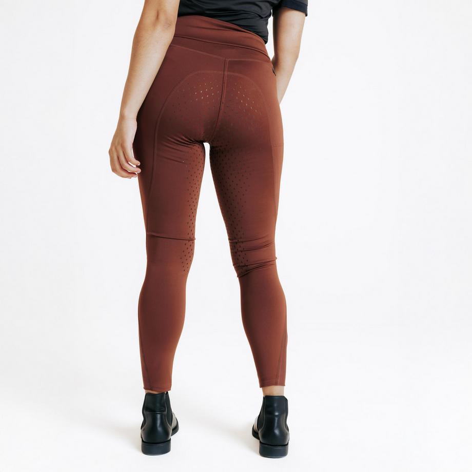 FOUGANZA  Leggings equitazione donna full grip poliestere 