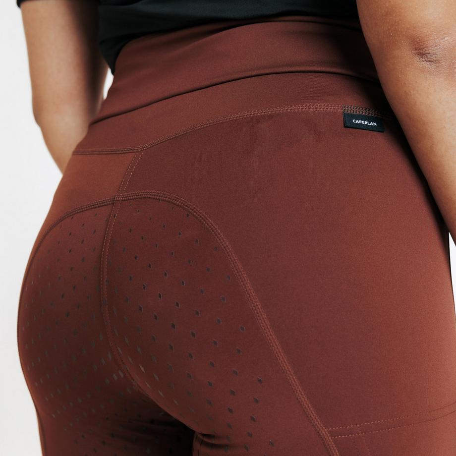 FOUGANZA  Leggings equitazione donna full grip poliestere 