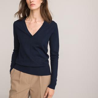 La Redoute Collections  Pullover mit V-Ausschnitt 