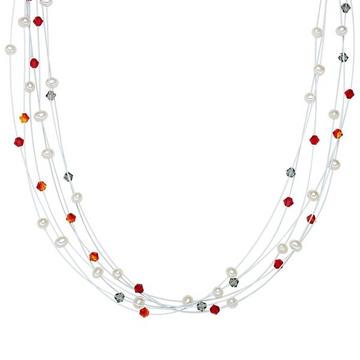 Femme Collier de perles