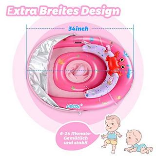 Activity-board  Schwimmring Baby mit UPF50+ Sonnendach & Spielzeug, Schwimmhilfe Baby für Pool, Kleinkind Pool 