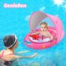 Activity-board  Schwimmring Baby mit UPF50+ Sonnendach & Spielzeug, Schwimmhilfe Baby für Pool, Kleinkind Pool 