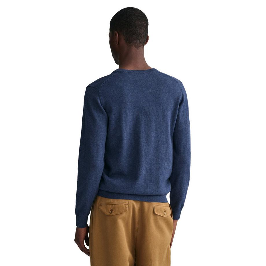 GANT Classic Cotton V-Neck Pull en Tricot  