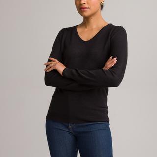 La Redoute Collections Pull Col V Manches Longues  