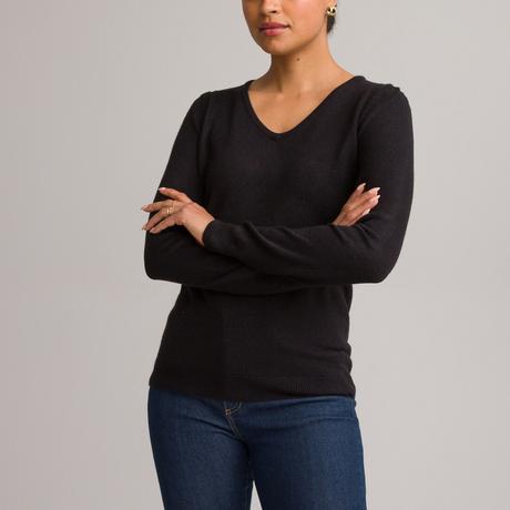 La Redoute Collections Pull Col V Manches Longues  