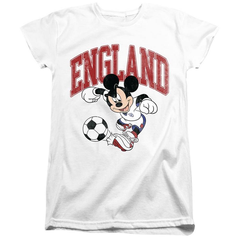 T-ShirtMotif Mickey Mouse Motiftyle Ballon De Foot England