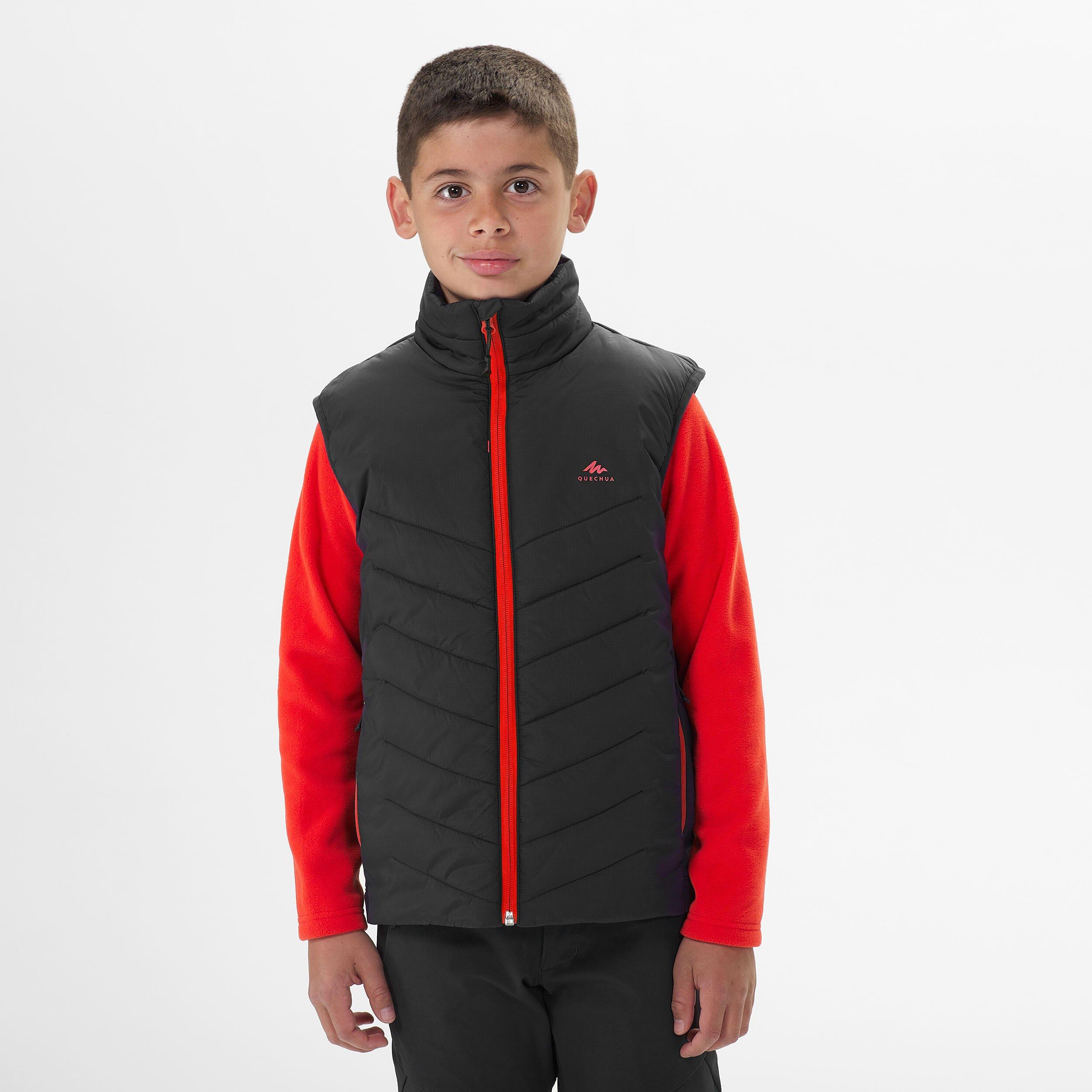 QUECHUA  GILET DOUDOUNE DE RANDONNÉE - HYBRIDE - ENFANT 