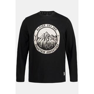 JP1880  Maglia da sci con maniche lunghe e stampa 