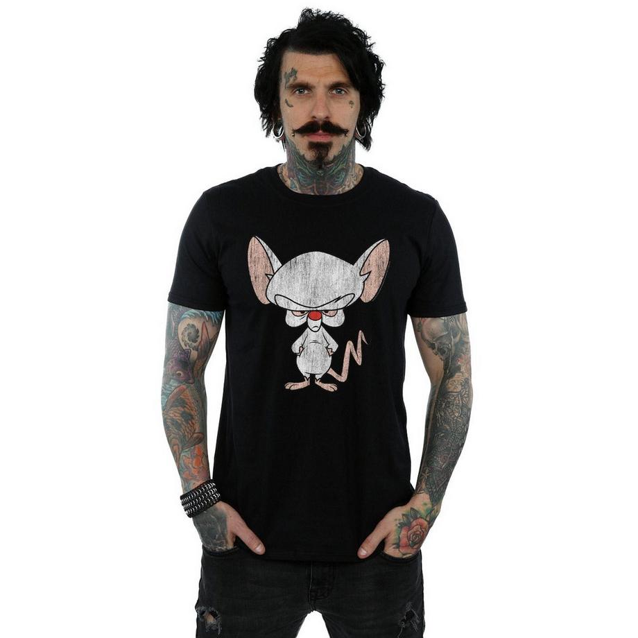 Animaniacs Pinky und Brain Bedrucktes T-Shirt  