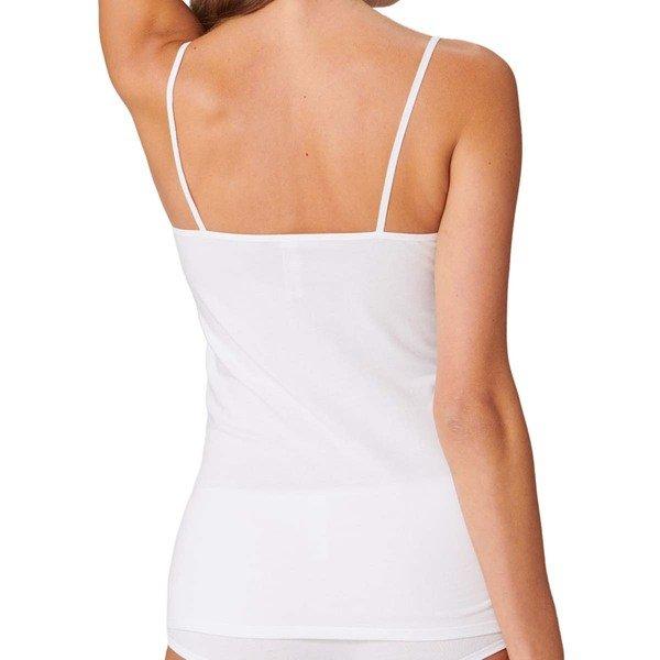 Schiesser Confezione da 4 Top Spaghetti in Cotone Biologico  