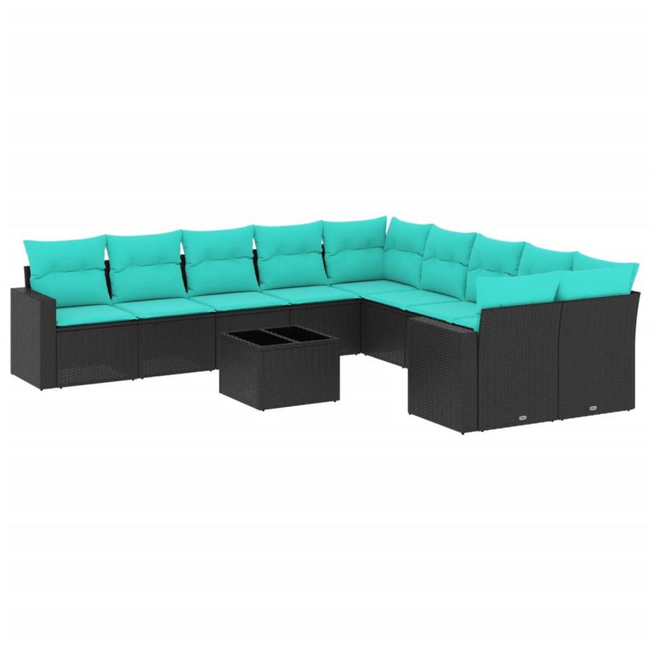 Ensemble de canapés de jardin rotin synthétique