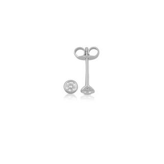 MUAU Schmuck  Ohrstecker Diamant 0.20ct. Weissgold 750 