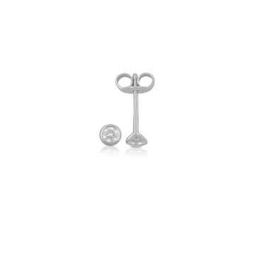 Clous d'oreilles en diamant 0,20ct. or blanc 750