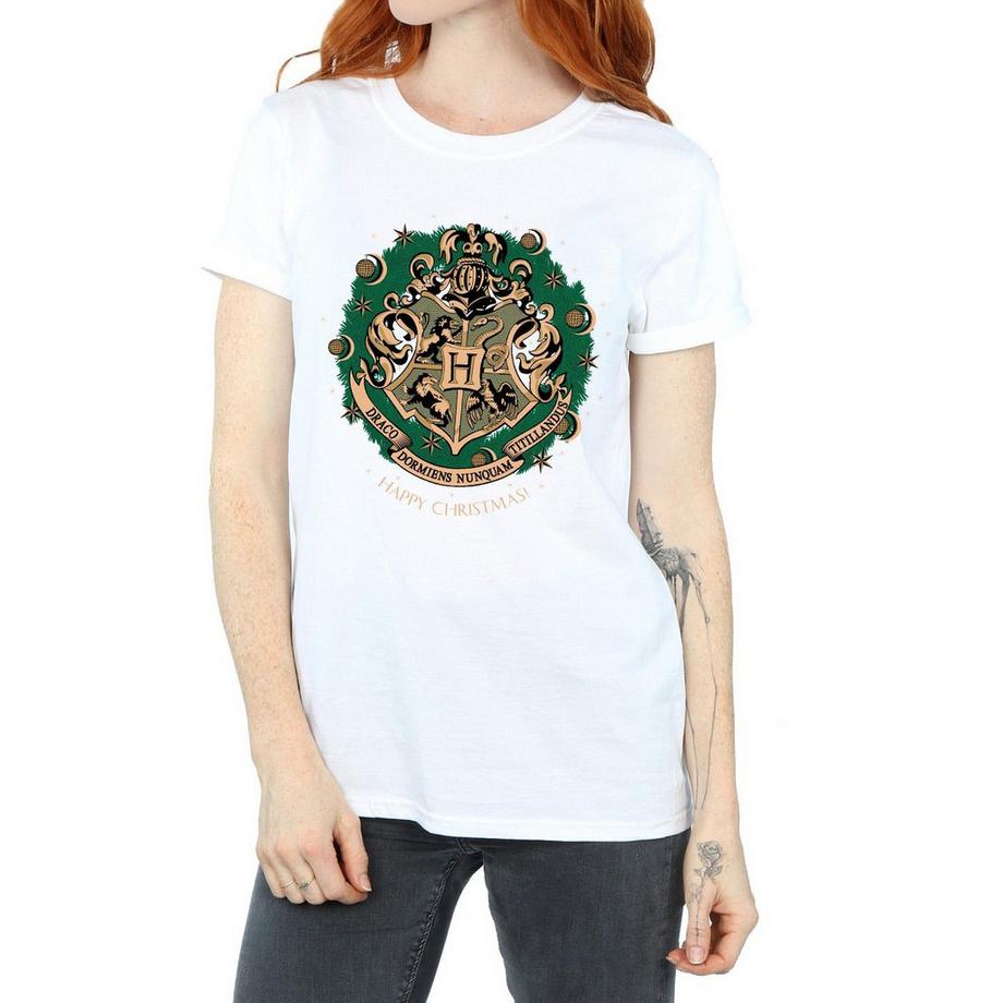 Harry Potter Hogwarts Happy Christmas T-Shirt  