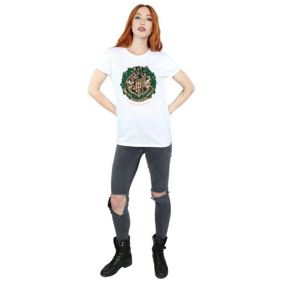 Harry Potter Hogwarts Happy Christmas T-Shirt  