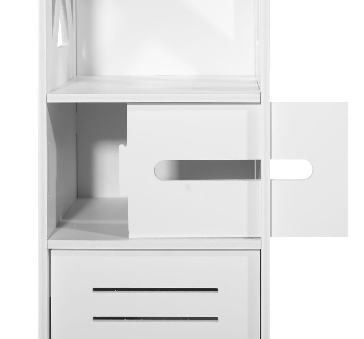 Northio Mobile da bagno, 80 cm, bianco  