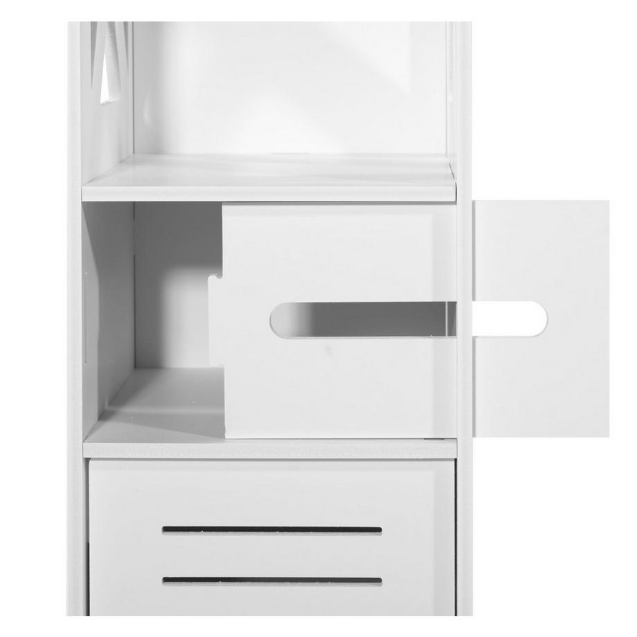 Northio Mobile da bagno, 80 cm, bianco  