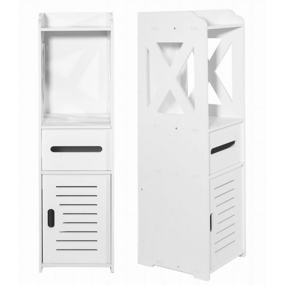 Northio Mobile da bagno, 80 cm, bianco  