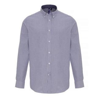 PREMIER  Chemise à rayures en coton riche Oxford 