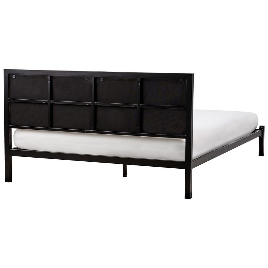 Beliani Bett mit Lattenrost aus Stahl Industriell CLAMART  
