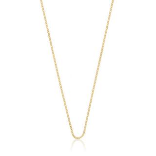 MUAU Schmuck  Collier Panzer Gelbgold 750, 1.2mm, 38cm 