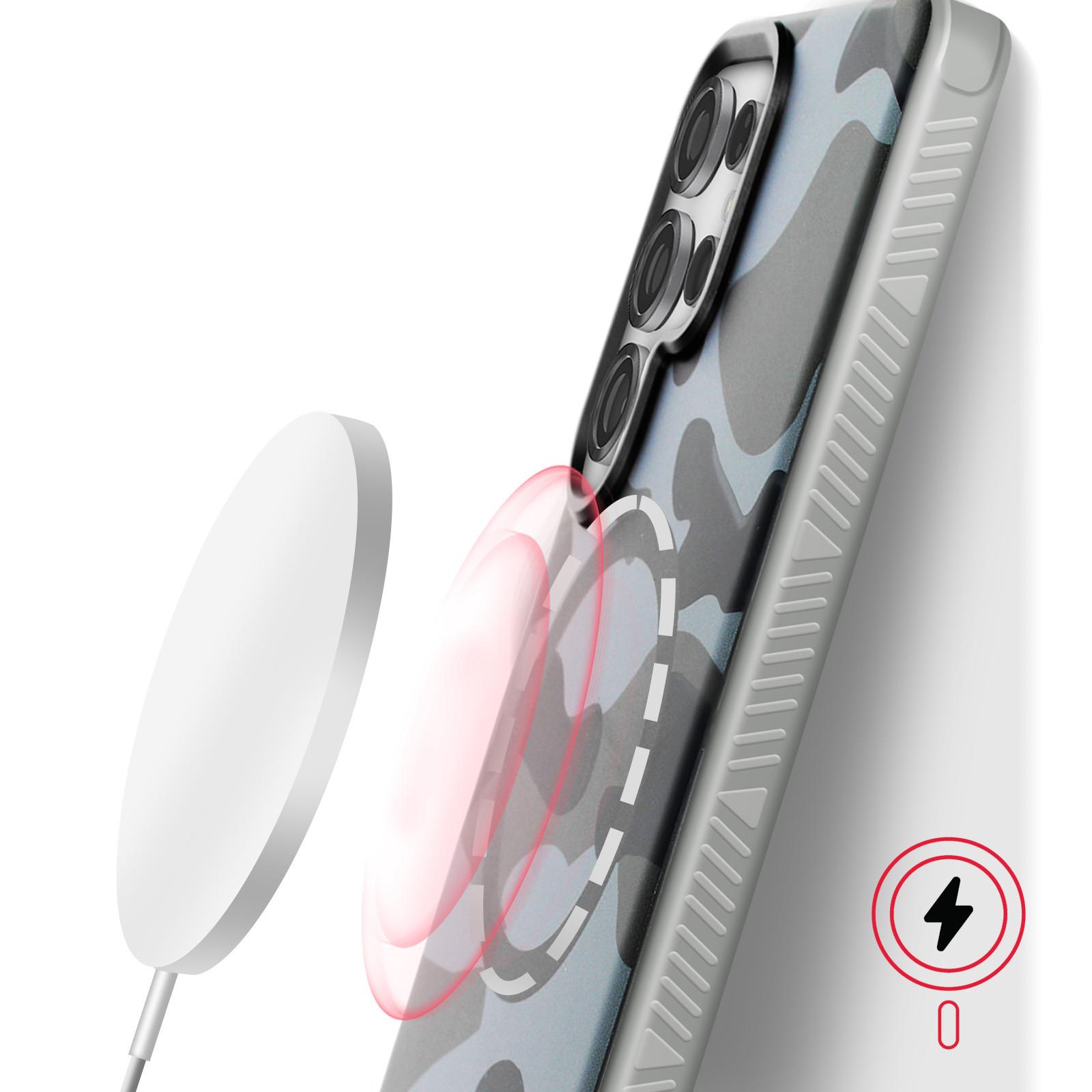 Forcell  Custodia MagSafe Galaxy S25 Ultra F-Protect 