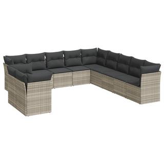 VidaXL Garten sofagarnitur poly-rattan  