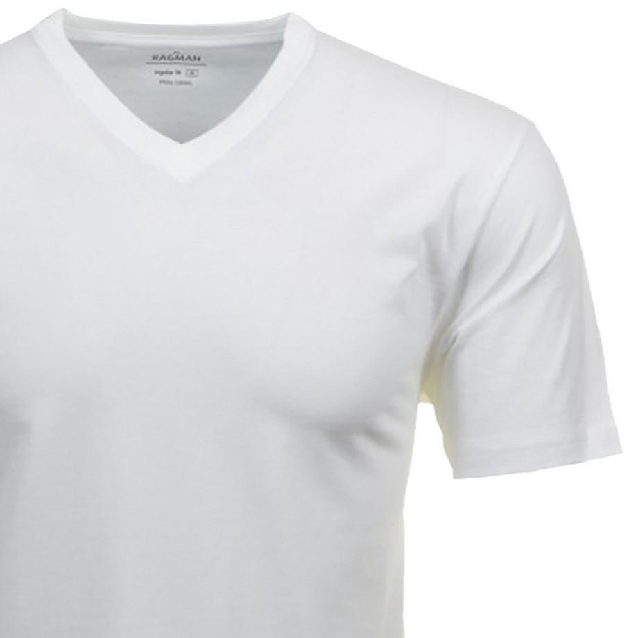 Ragman T-shirt Col V Lot de 2 Coupe Confort  