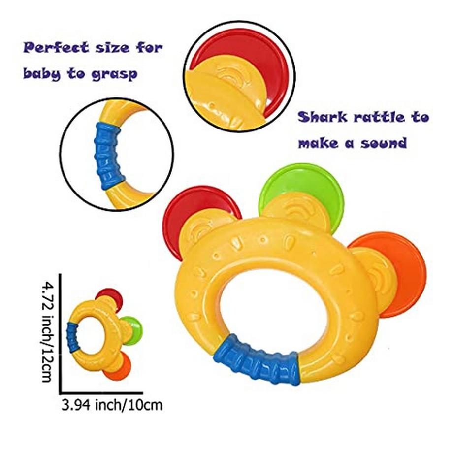 Activity-board  Baby Rassel Beißring Spielzeug Set Babys Erste Rasseln Babys Erstes Spielzeug Geschenkset für 
