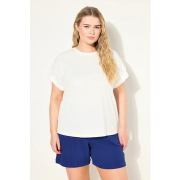 Maglia dal taglio oversize con stampa sul retro, scollo a girocollo e mezze maniche