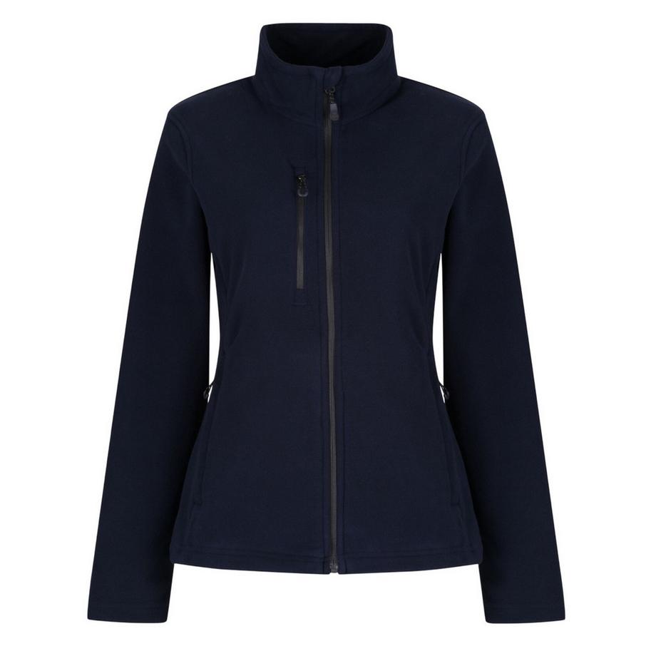 Fleecejacke Durchgehender Reißverschluss