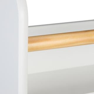 Northix Kinderregal 2 Böden und 4 Haken  