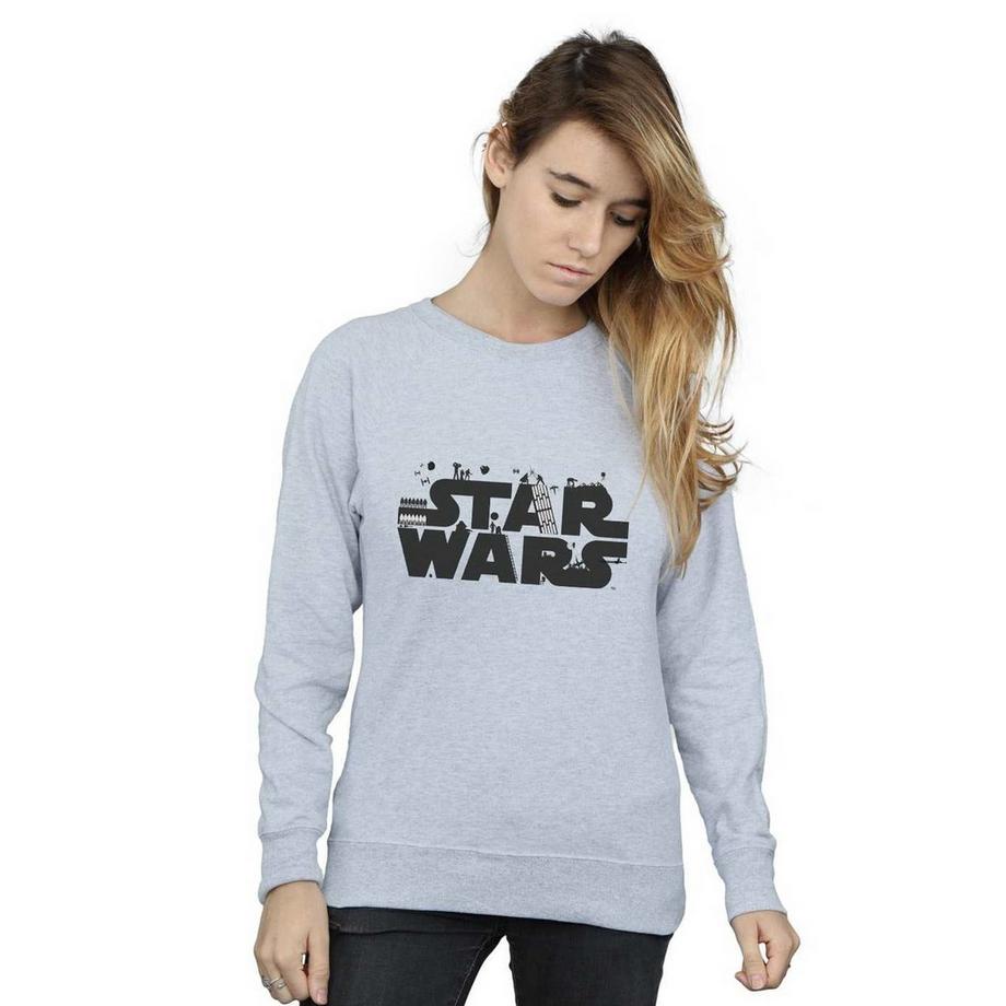 STAR WARS Star Wars Logo Print Sweatshirt  