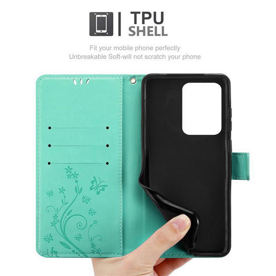Cadorabo  Custodia per Samsung Galaxy S20 ULTRA cover fiori design 