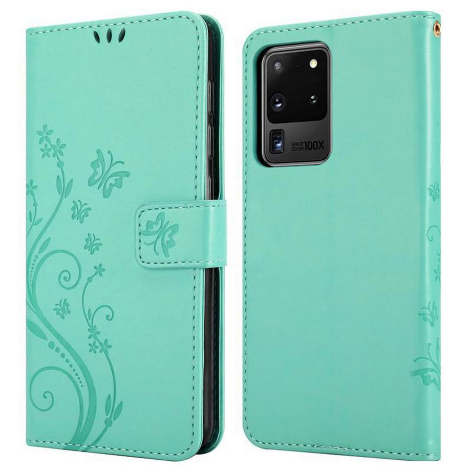 Cadorabo  Custodia per Samsung Galaxy S20 ULTRA cover fiori design 