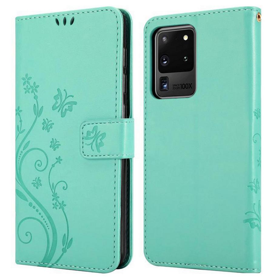 Cadorabo  Custodia per Samsung Galaxy S20 ULTRA cover fiori design 