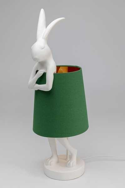 KARE Design Lampada da tavolo Animal Rabbit bianca 68  