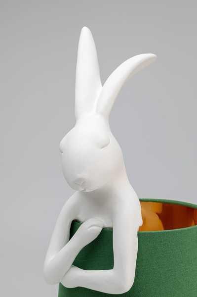 KARE Design Lampada da tavolo Animal Rabbit bianca 68  