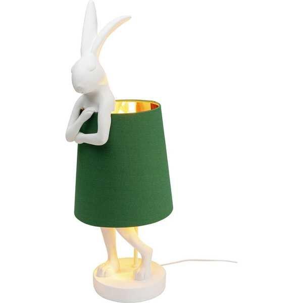 KARE Design Lampada da tavolo Animal Rabbit bianca 68  