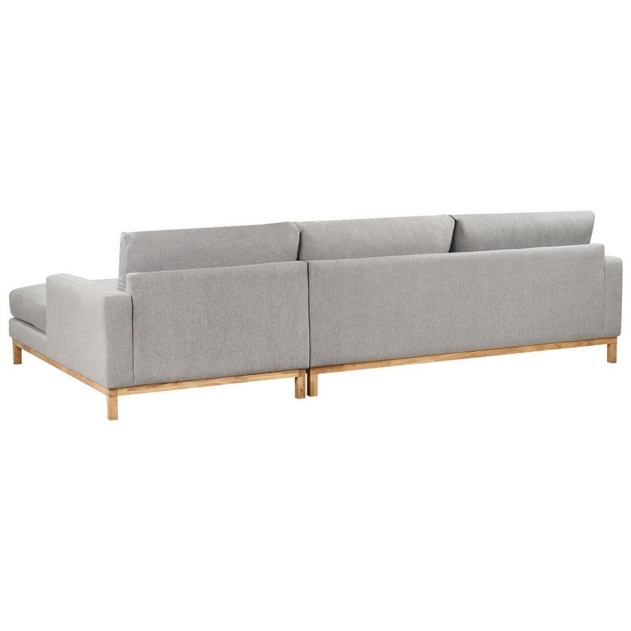 Beliani Linksseitiges Ecksofa aus Polyester Modern SIGGARD  