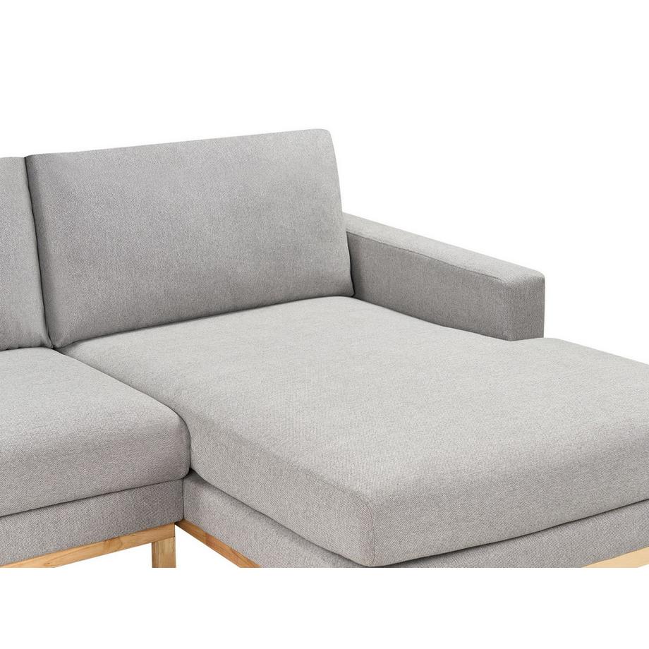 Beliani Linksseitiges Ecksofa aus Polyester Modern SIGGARD  